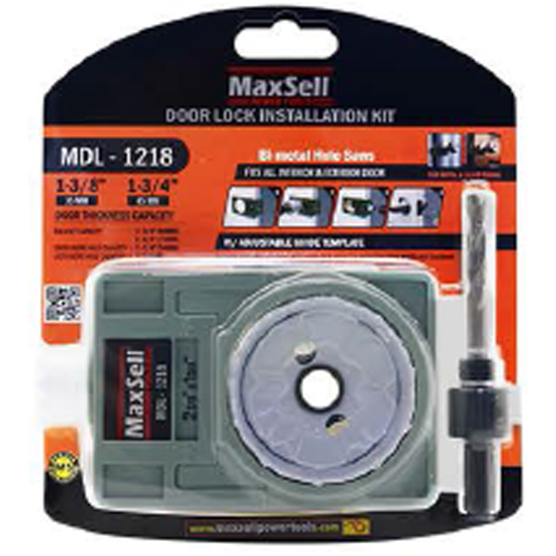 Maxsell MDL-1218 Door Lock Installation Kit | MaxSell by KHM Megatools Corp.
