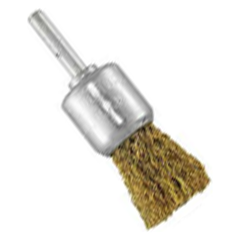 Maxsell Crimped Wire End Brush with 1/4 Shank