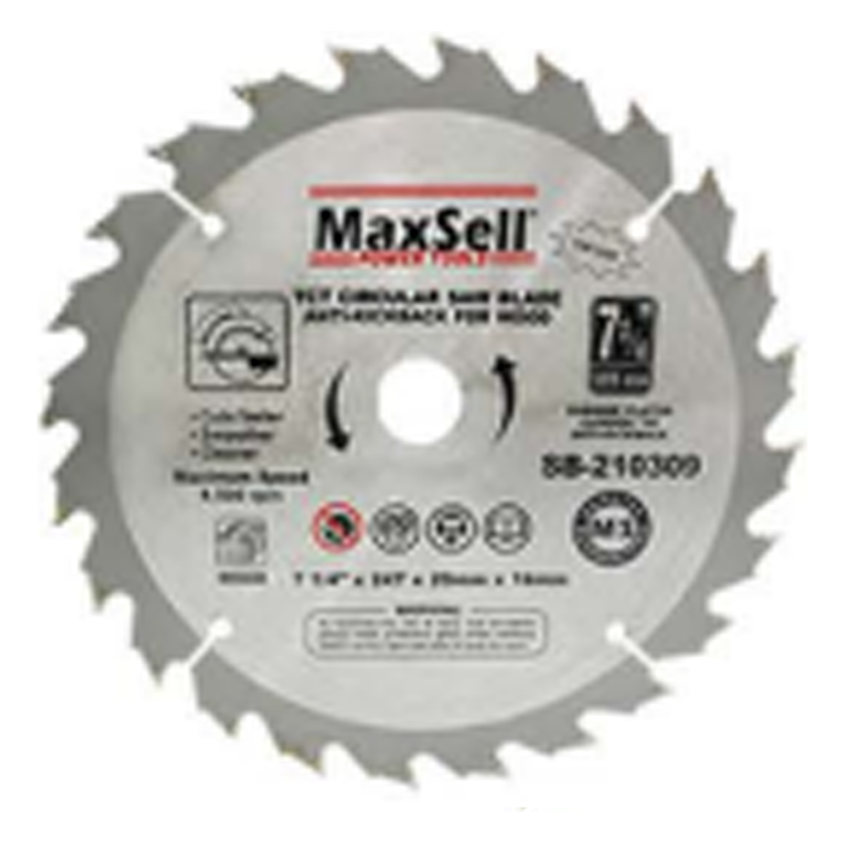 Maxsell TCT Circular Saw Blade for Wood (Anti-Kickback)