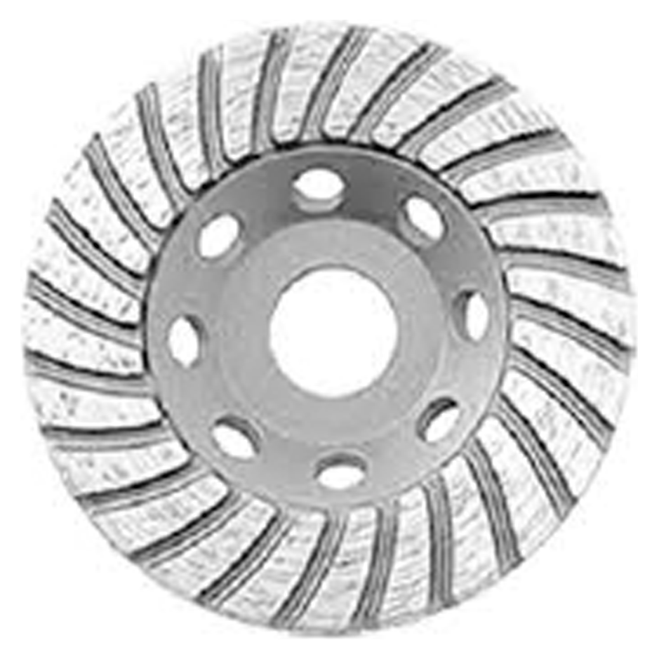 MaxTools MCW-4063 Diamond Cup Wheel (Spiral Row) 4"