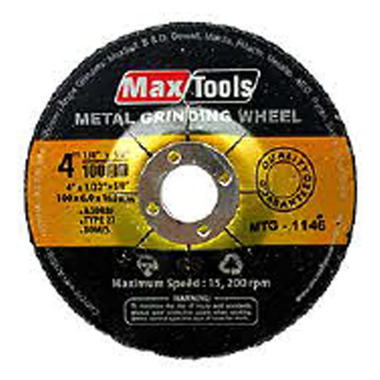 MaxTools MTG-1146 Grinding Disc 4" | MaxTools by KHM Megatools Corp.