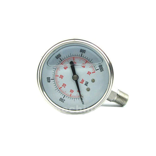 Meco Pressure Gauge (Full Stainless Oil Filled)