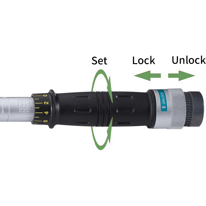 Hans 6175GF Micro Torque Click Wrench 3/4" Drive x 200-1000 ft.lb. 67" - KHM Megatools Corp.