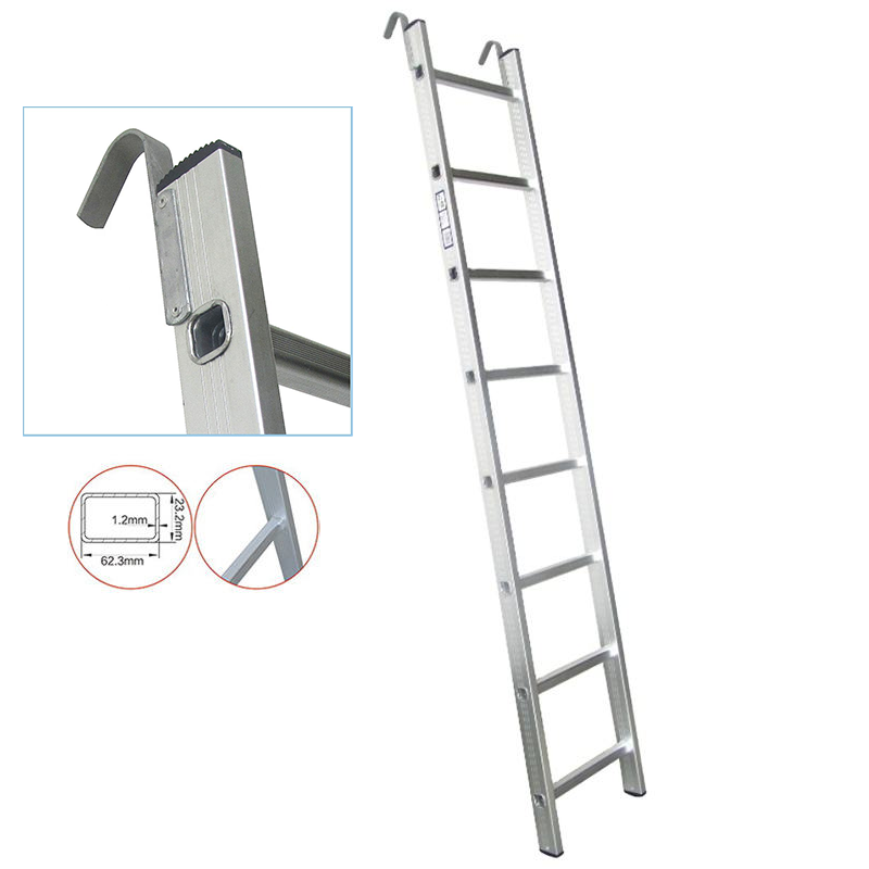 Miller ARL-300 Rescue Single Aluminum Ladder with Hook (Fire Exit)