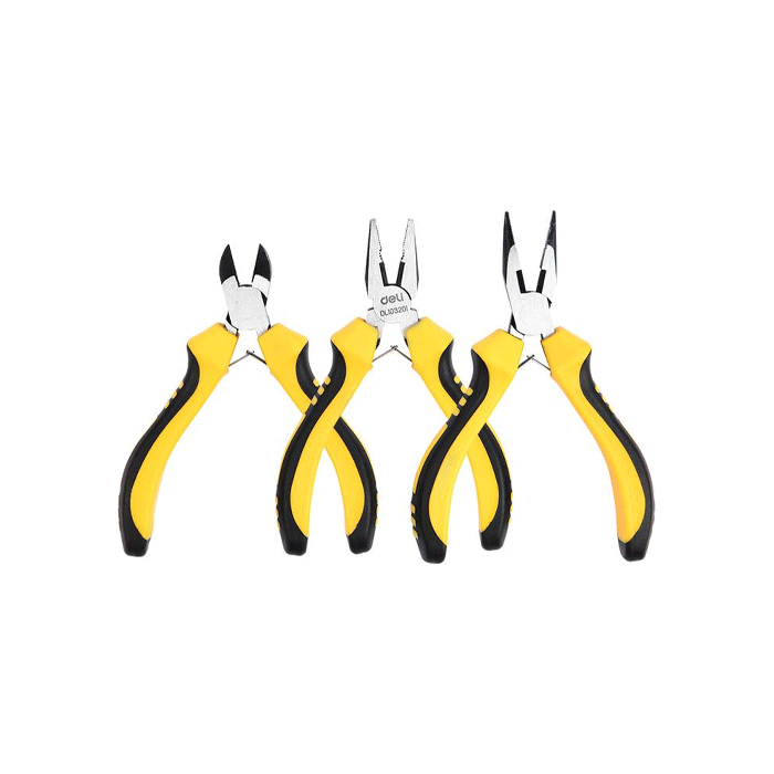 Deli EDL103201-3 3pcs Mini Pliers Set | Deli by KHM Megatools Corp.