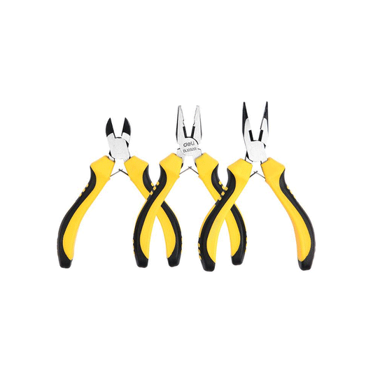 Deli EDL103201-3 3pcs Mini Pliers Set | Deli by KHM Megatools Corp.