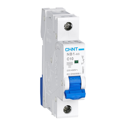 Chint NB1-63 1P 6KA with ON/OFF Indicator Miniature Circuit Breaker (1 Module) | Chint by KHM Megatools Corp.
