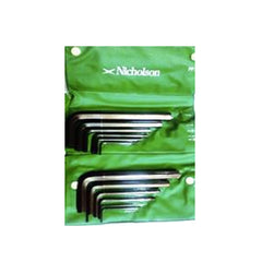 Nicholson Allen Key Wrench Set (Inches)