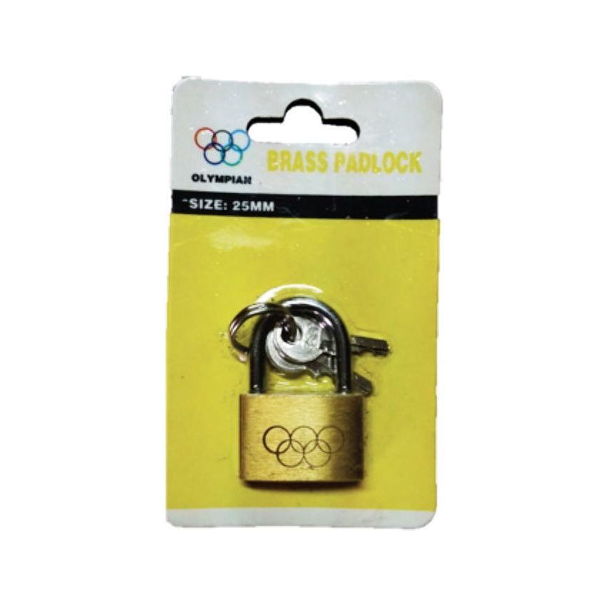 FM (Olympian) Brass Padlock 25mm | FM by KHM Megatools Corp.