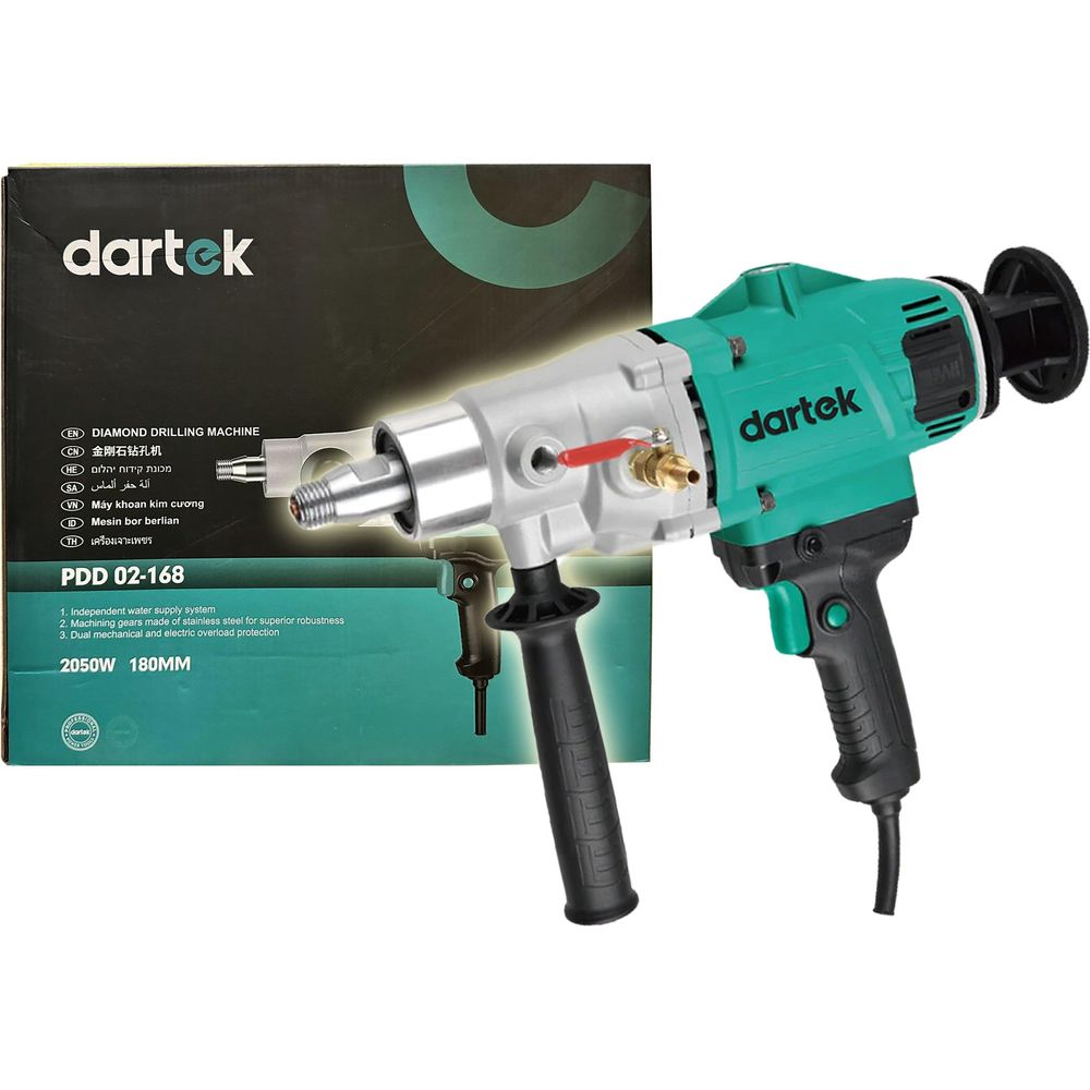 Dartek PDD 02-168 Diamond Core Drill 2050W 180mm - KHM Megatools Corp.