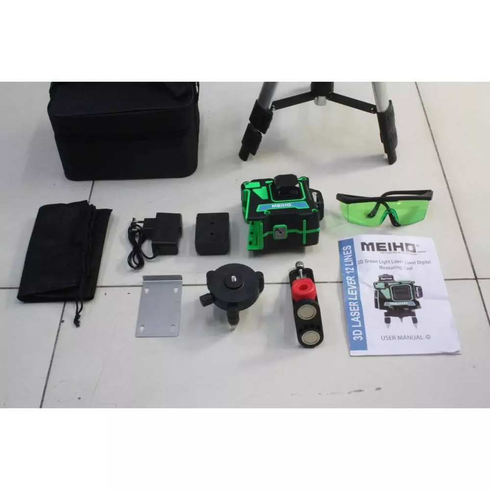 Meiho 12-Line Green Laser Line Level (40M) | Meiho by KHM Megatools Corp.