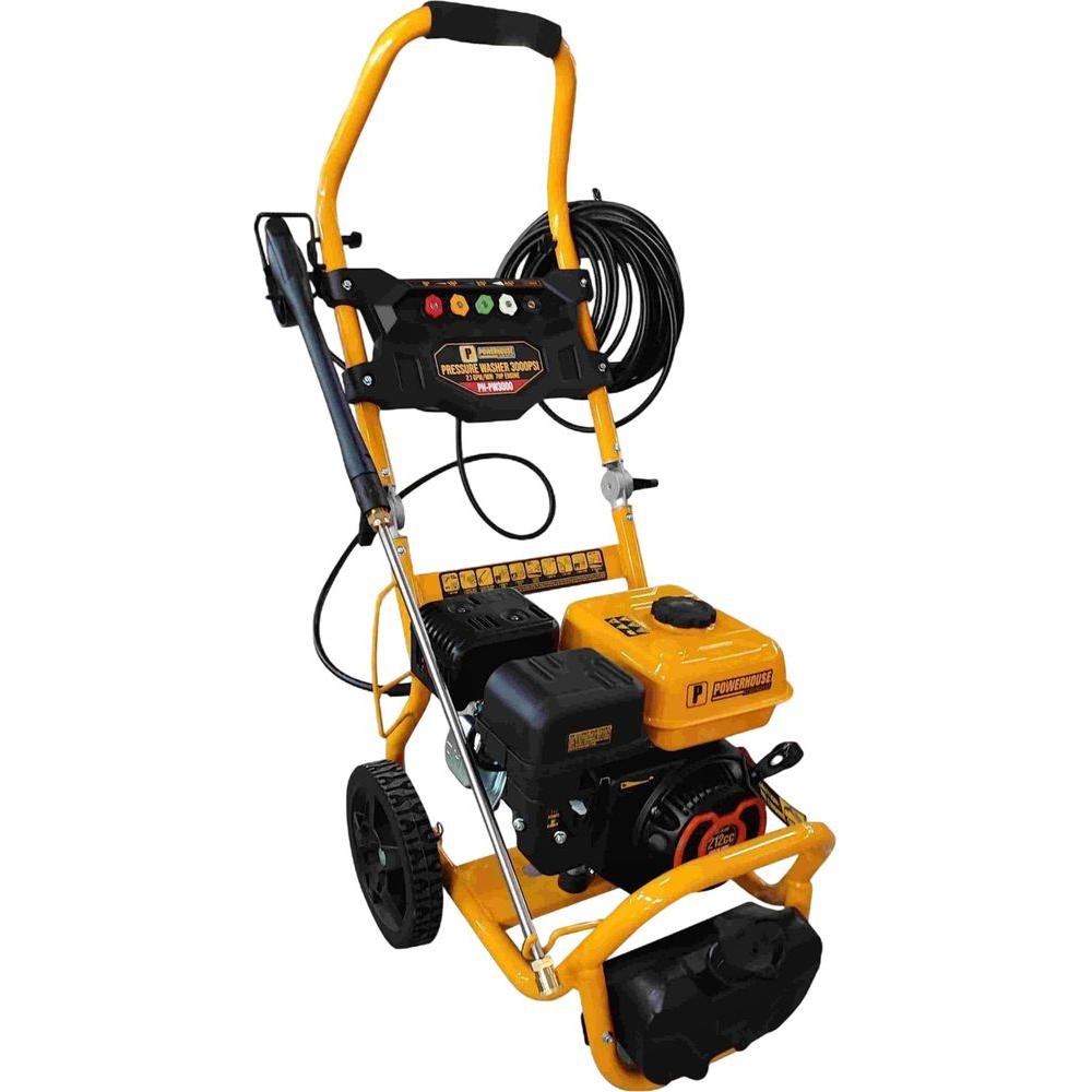 Powerhouse PH-PW3000-GA Gasoline Engine Pressure Washer 7HP 3000psi ...