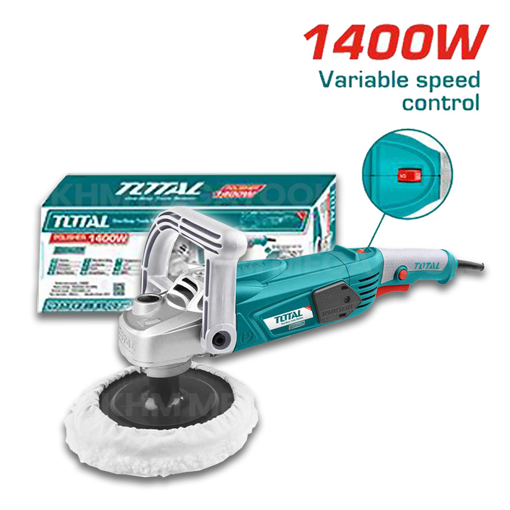 Total TP1141806 Angle Polisher / Buffing Machine 1400W