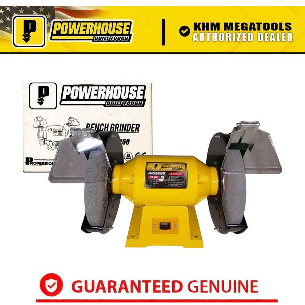 Powerhouse PH-250 Bench Grinder 10" 1HP | Powerhouse by KHM Megatools Corp.