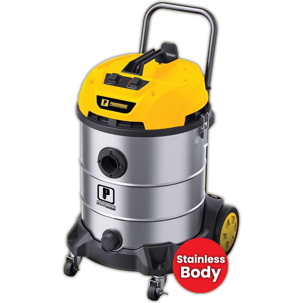 Powerhouse PH10-16 GAL Stainless Vacuum Cleaner 2500W | Powerhouse by KHM Megatools Corp.