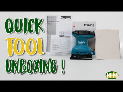 Makita MT M9200B Finishing Sander 112x102mm 180W
