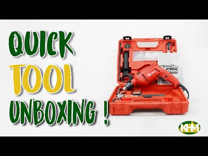 Ken 6913S Hammer Drill with 100pcs Accessories Kit Set