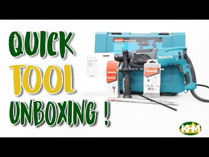 Makita HR2470X5 3-Modes SDS-Plus Rotary Hammer 24mm 2.7J