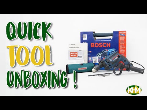 Bosch GSB 13 RE Impact Drill (WRAP) with 100 pcs Accessories 1/2" (13mm) 650W