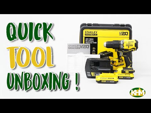 Stanley SBD715D2K 20V Cordless Brushless Hammer Drill 13mm