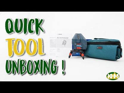 Bosch GLL 5-50 X Line Laser Level [5x Lines] with Plumb Points (50 meters)