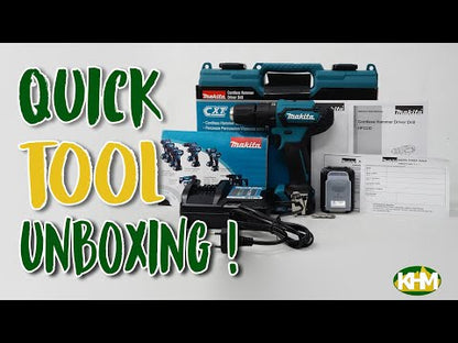 Makita HP333DWYE 12V Cordless Hammer Drill - Driver (CXT-Series)