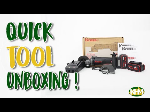 Kress KU800 20V Cordless Brushless Angle Grinder