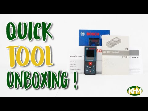 Bosch GLM 400 Laser Range Finder / Digital Distance Measurer (40 meters) (Slight Damaged)