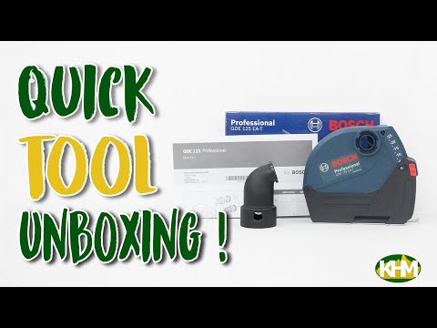 Bosch GDE 125 EA-T Dust Extractor Guard Attachment for Bosch 5" Grinder (Open Seal)