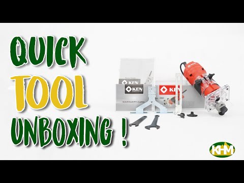 Ken 3806 Palm Router / Trimmer 550W 1/4"