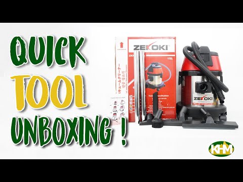 Zekoki ZKK-1500VC Wet & Dry HD Vacuum 15L 1000W
