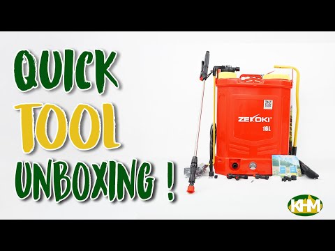 Zekoki ZKK-KS16D Battery Powered Plastic Knapsack Sprayer (16 Liters)