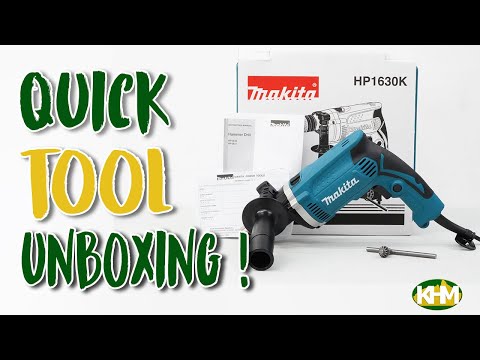 Makita HP1630K Hammer Drill with Carrying Case 5/8" 710W