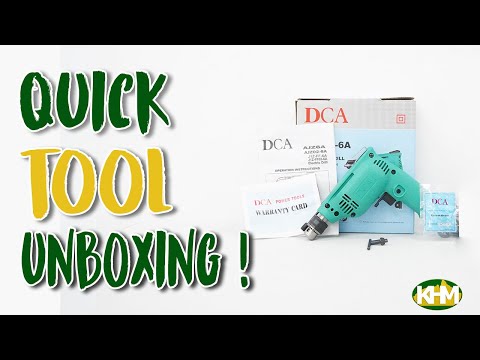 DCA AJZ02-6A Hand Drill with Belt Clip 6.5mm 230W