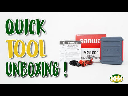 Sanwa MG1000 Digital Insulation Tester 1000V AC (Megger Tester / Resistance Tester)