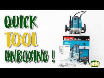 Makita RP2301FC Plunge Router (Variable Speed) [1/4&1/2"] 2,100W