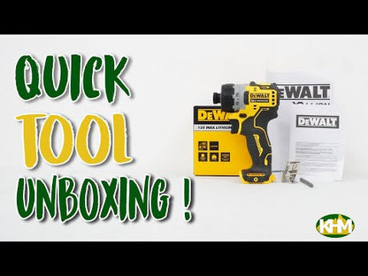 Dewalt DCF601N 12V Cordless Screwdriver 1/4 8Nm (Atomic) [Bare]