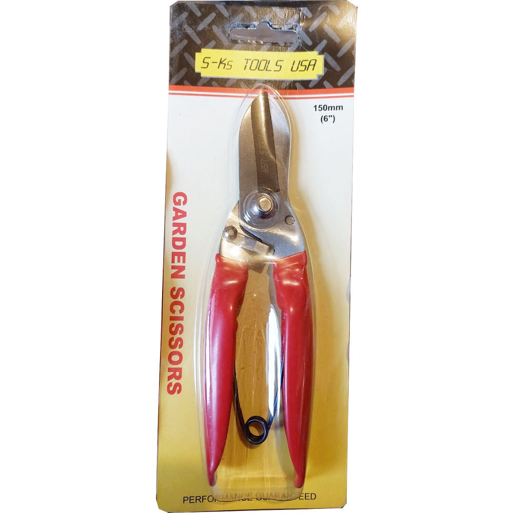 S-Ks SKSPS Garden Scissors / Pruning Shears 6" | SKS by KHM Megatools Corp.