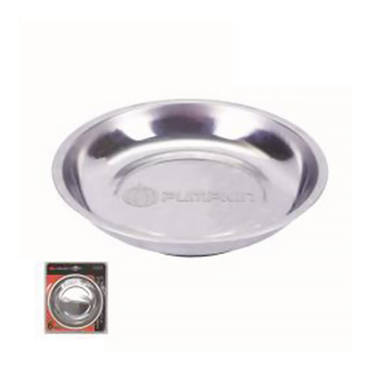Pumpkin PM23223 Stainless Round Magnetic Parts Tray 6"