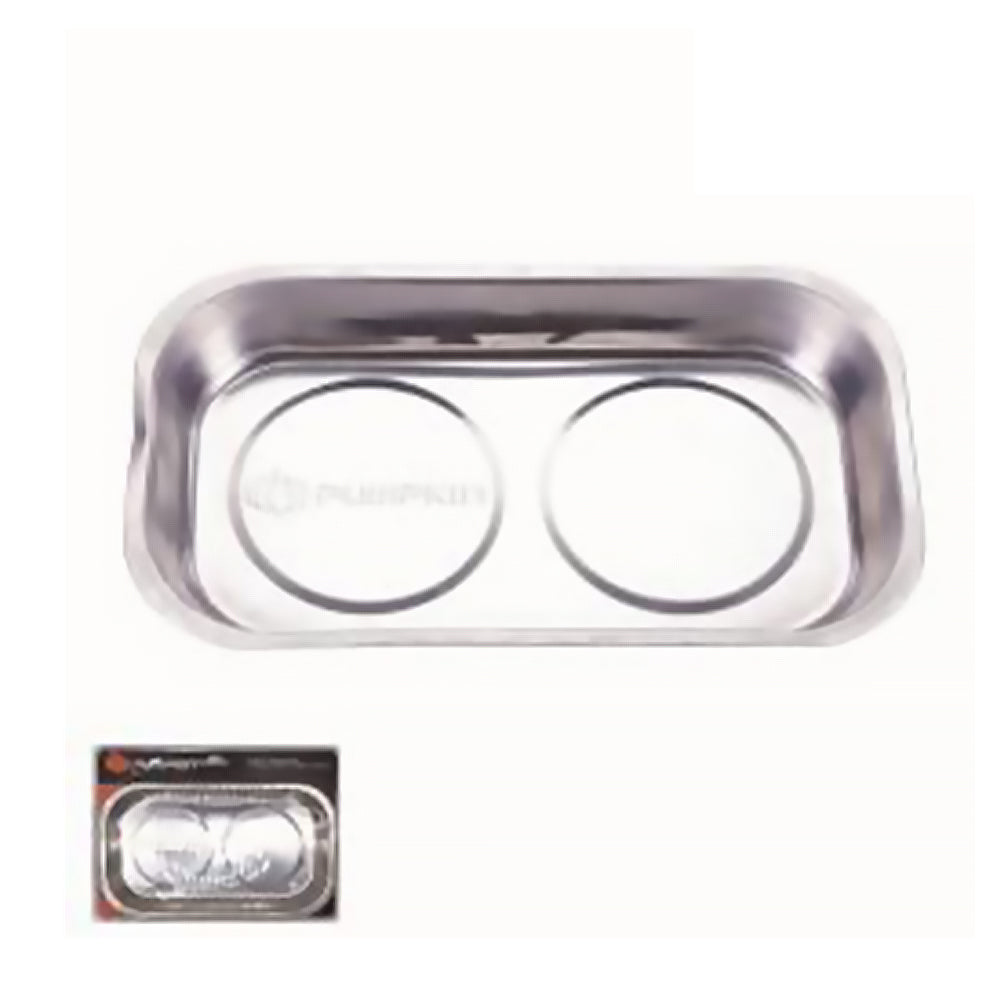 Pumpkin PM23225 Stainless Rectangular Magnetic Parts Tray 9"