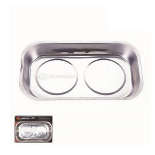 Pumpkin PM23225 Stainless Rectangular Magnetic Parts Tray 9"