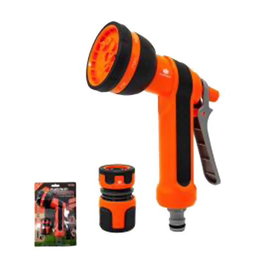 Pumpkin PM42300 Rubber Covered 8 Pattern Sprayer W/ Hose Connector Set