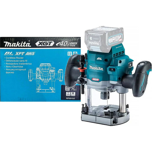 Makita RP001GZ Cordless Brushless Plunge Router 40V 1/2" (XGT/AWS) 1000