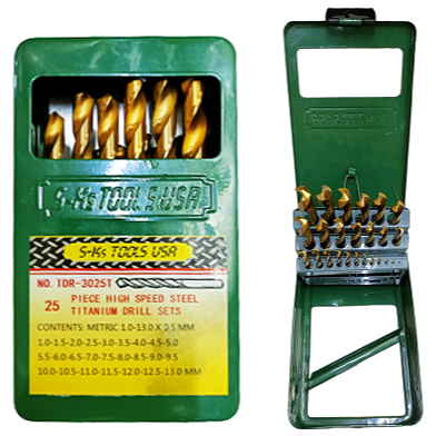 S-Ks HSS Titanium Metal Drill Bit Set | SKS by KHM Megatools Corp.