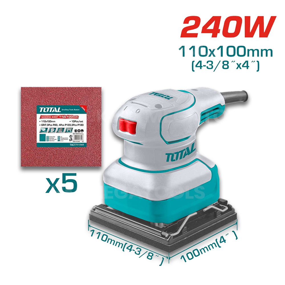 Total TF2241108 Palm Sander 240W