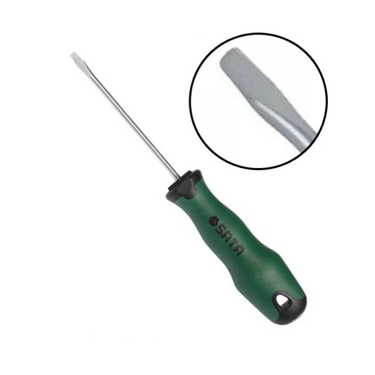 Sata 63412PP Flat Screwdriver Cushion Grip 6 x 100mm | Sata by KHM Megatools Corp.