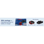 Bosch Starter Kit 18V 3.0Ah Battery GAL 18V-40 Fast Charger | Bosch by KHM Megatools Corp.