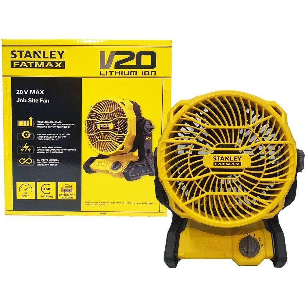 Job Fan Stanley SCF001 20V Cordless Job Site Fan (Bare) – KHM Megatools Corp.