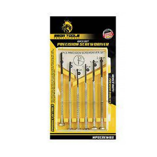 Megatools MPSCRW6S 6pcs Precision Screwdriver Set