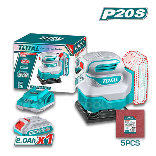 Total TSHSLI20141 Cordless Sheet Sander 20V